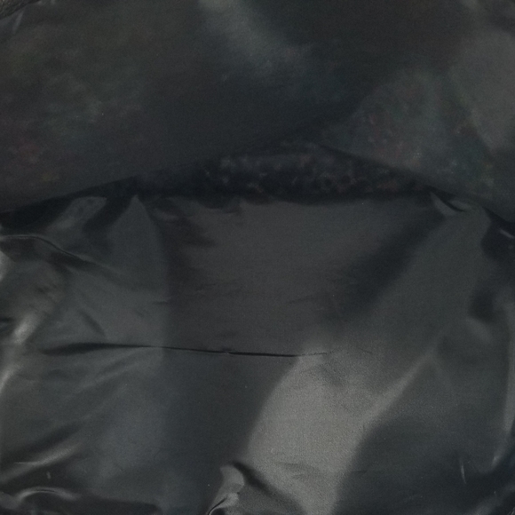 Elizabeth Arden Shoshanna Makeup Bag Purse Multi-Colored Dot Pattern Black - Picture 16 of 16